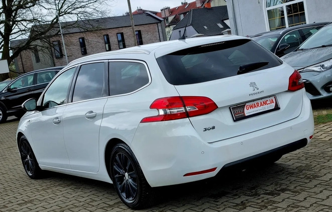 Peugeot 308 cena 27900 przebieg: 214000, rok produkcji 2015 z Opalenica małe 211